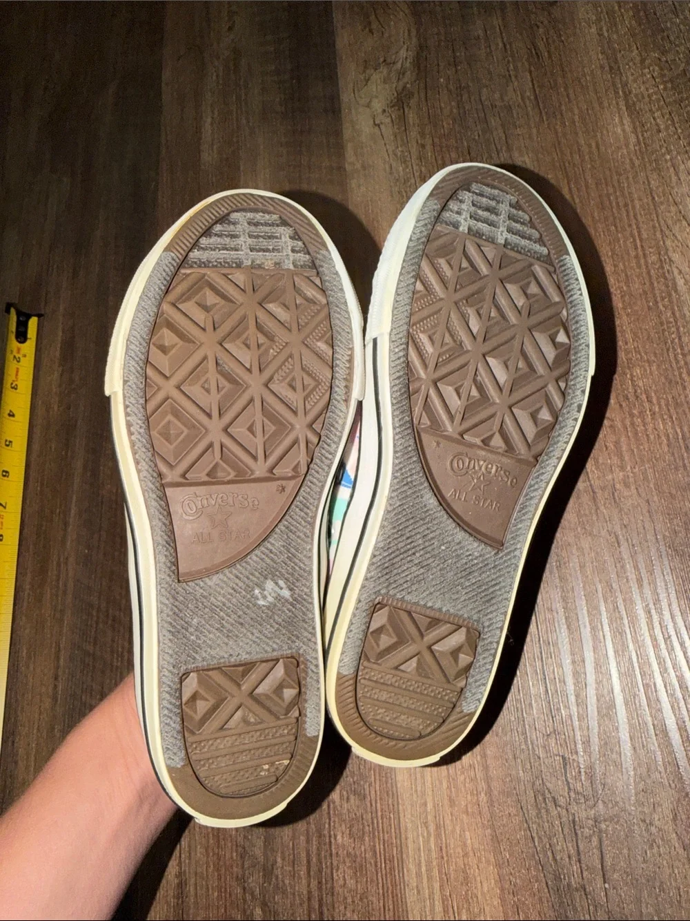 Kids Converse shark print Multicolor Sneakers size 3